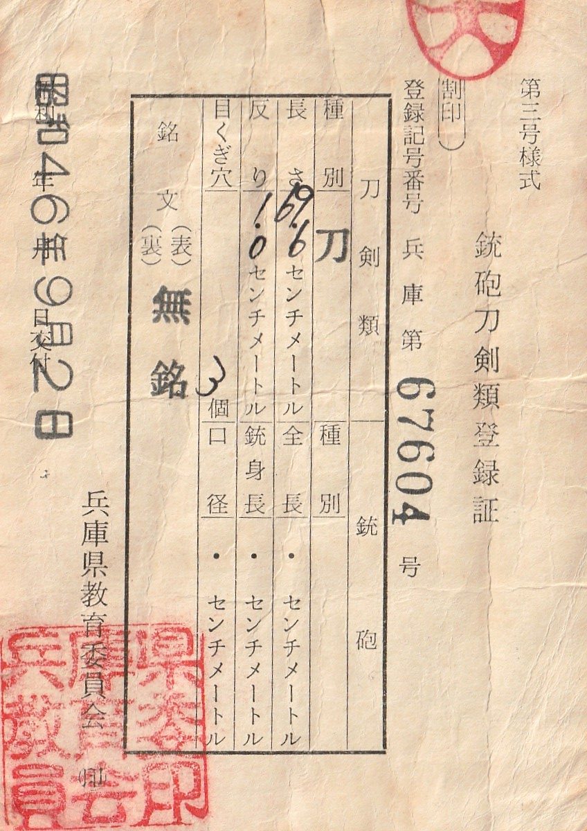 Nihonto Katana Dark Koshirae - Image 26
