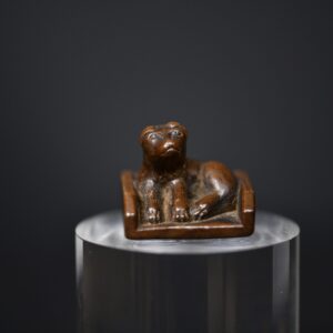 dog dated netsuke