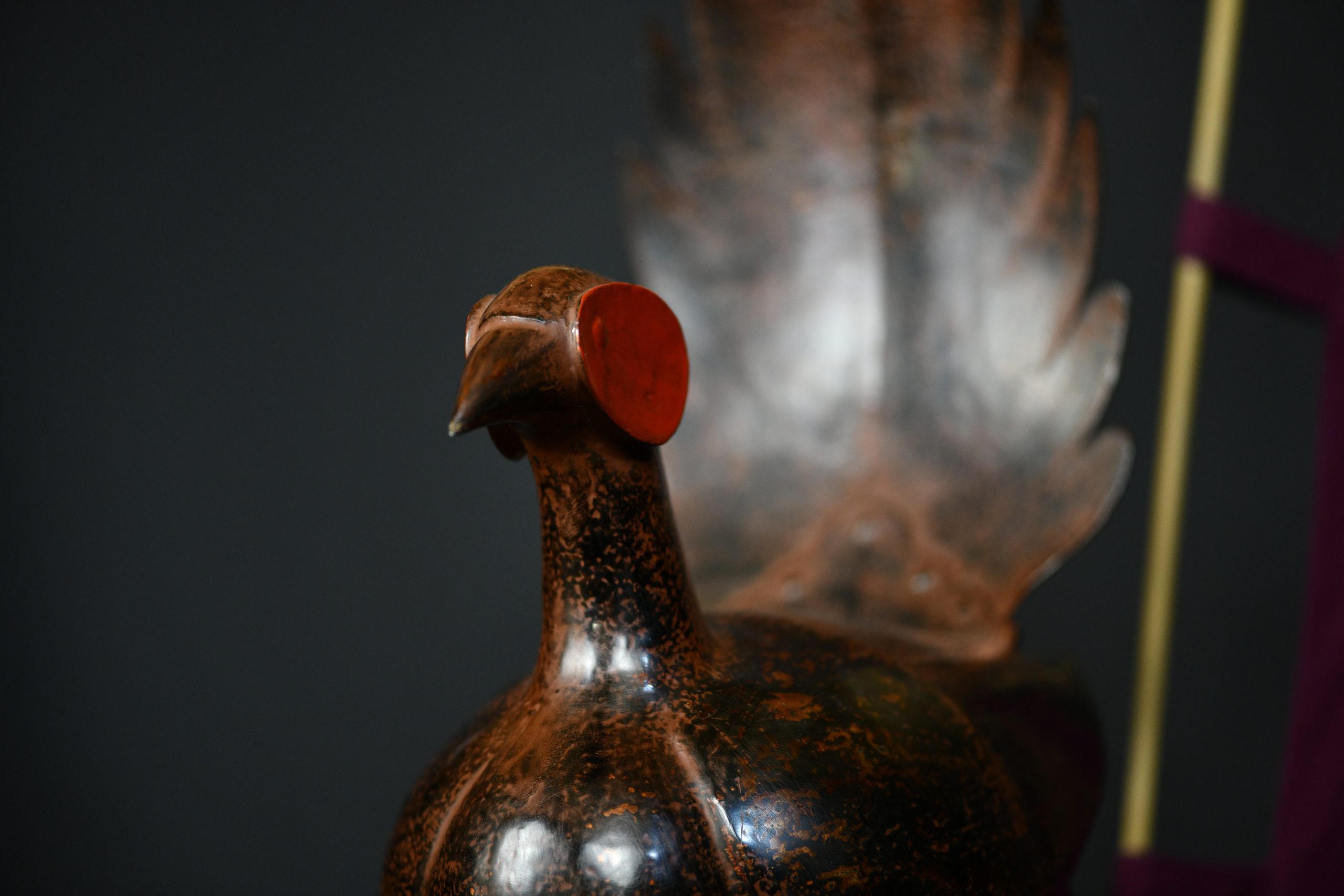 Gusoku pheasant kawari kabuto