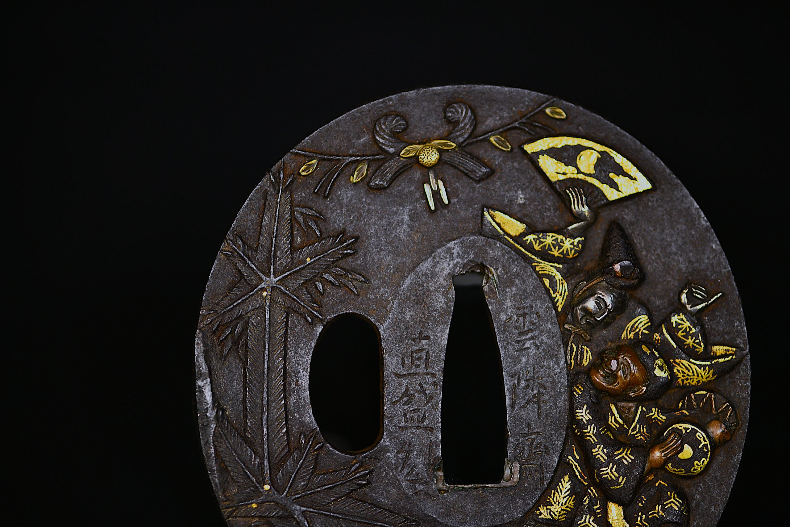 Marugata iron tsuba new year NBTHK hozon