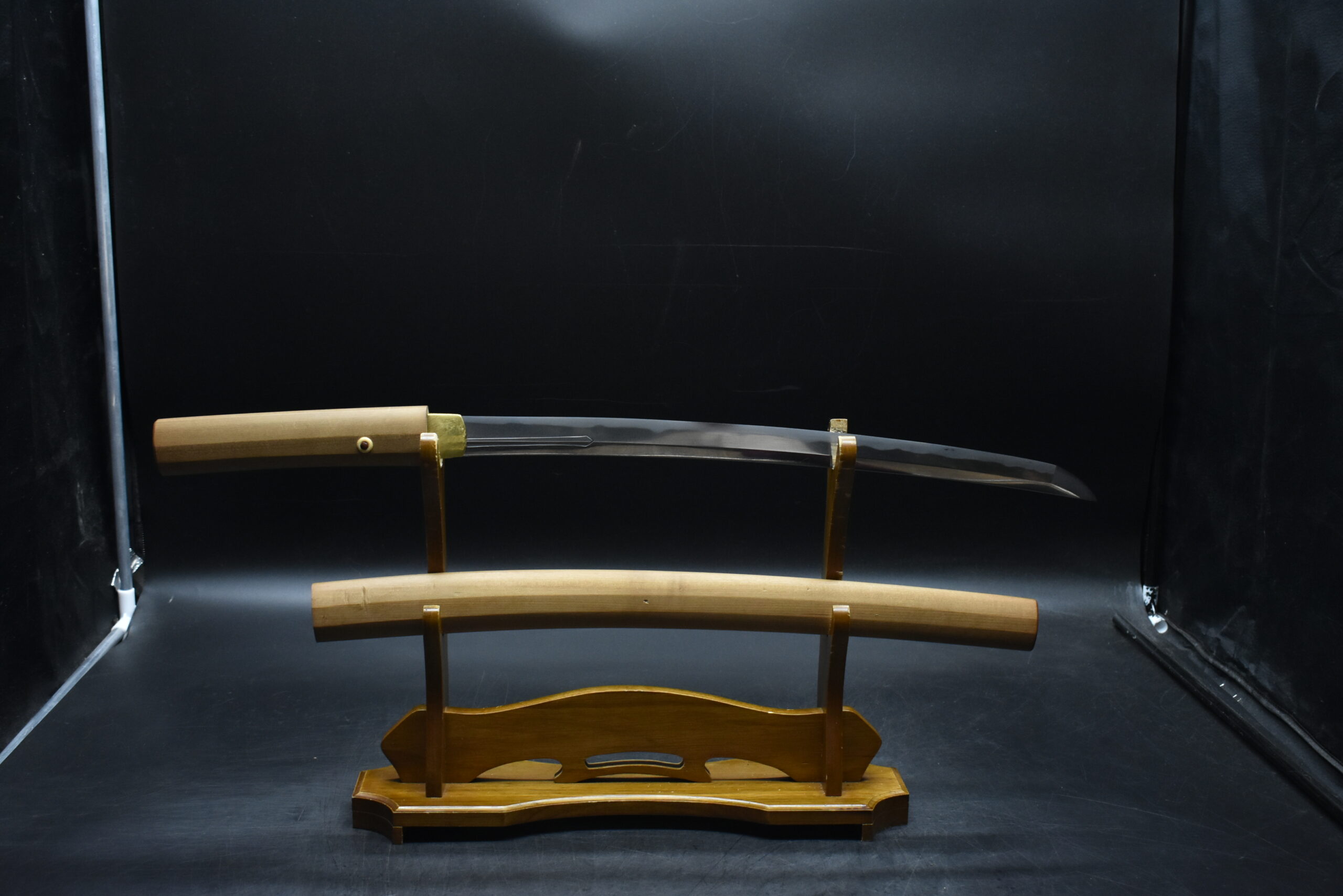 Wakizashi Horimono in Shirasaya