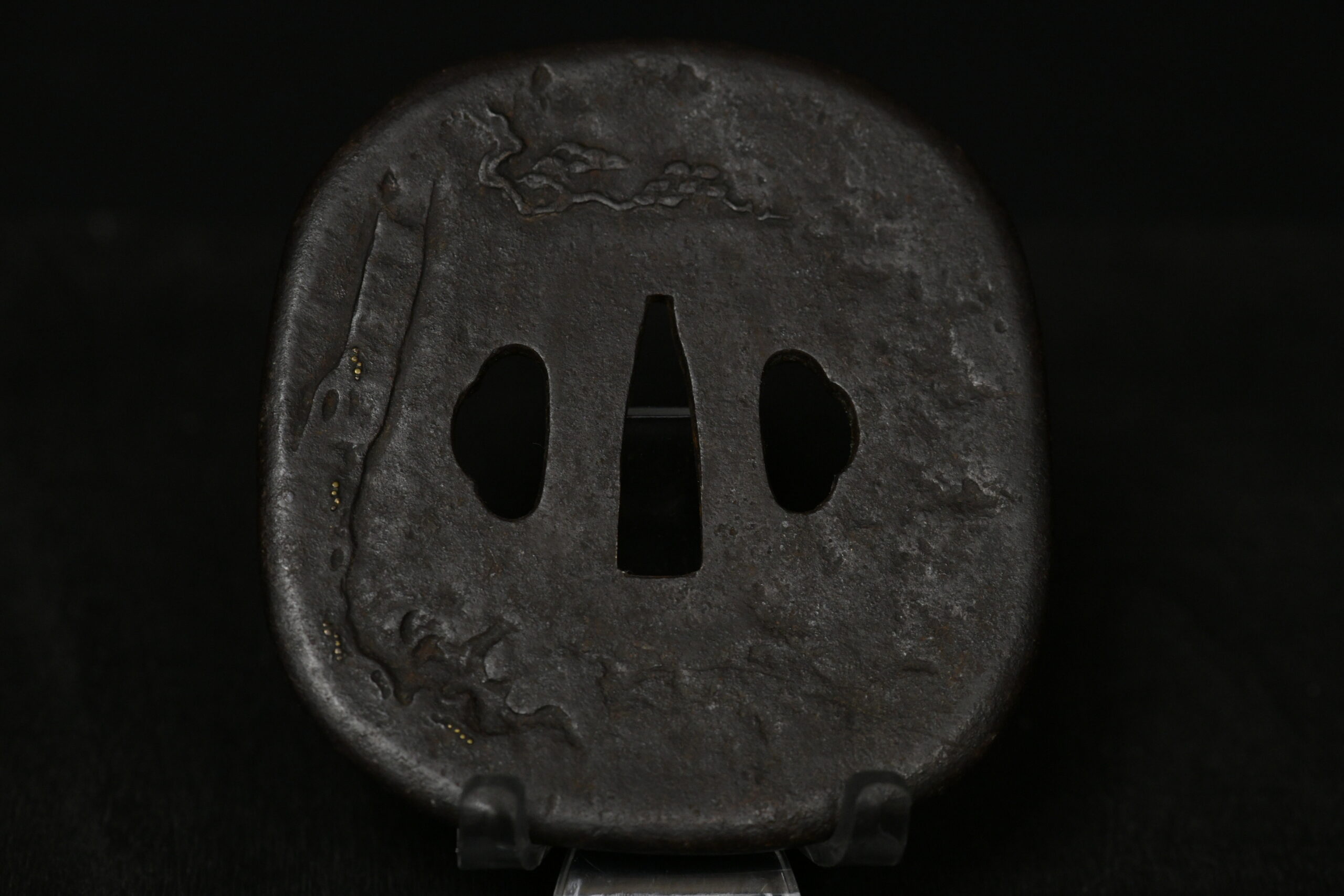 Iron Kakugata Tsuba senin