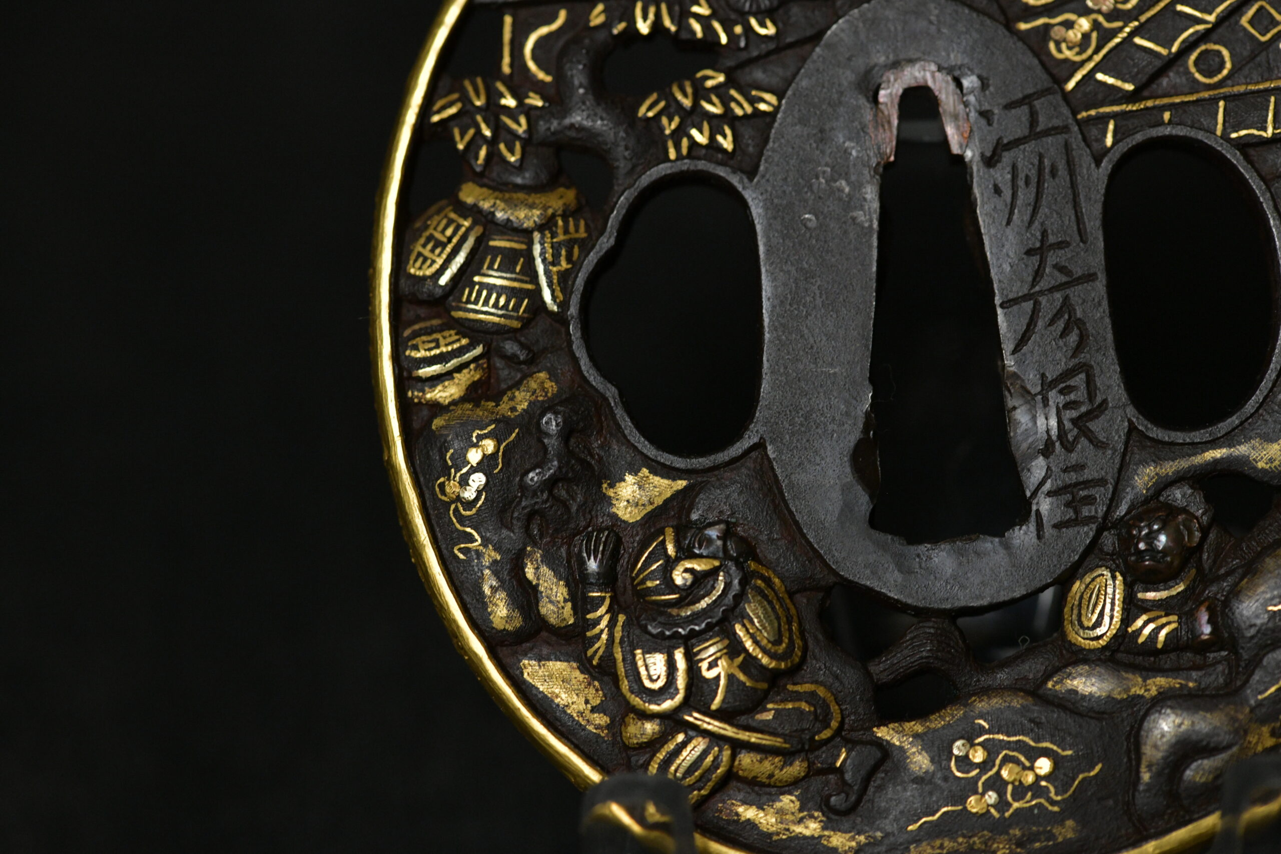 Marugata Soten Iron tsuba