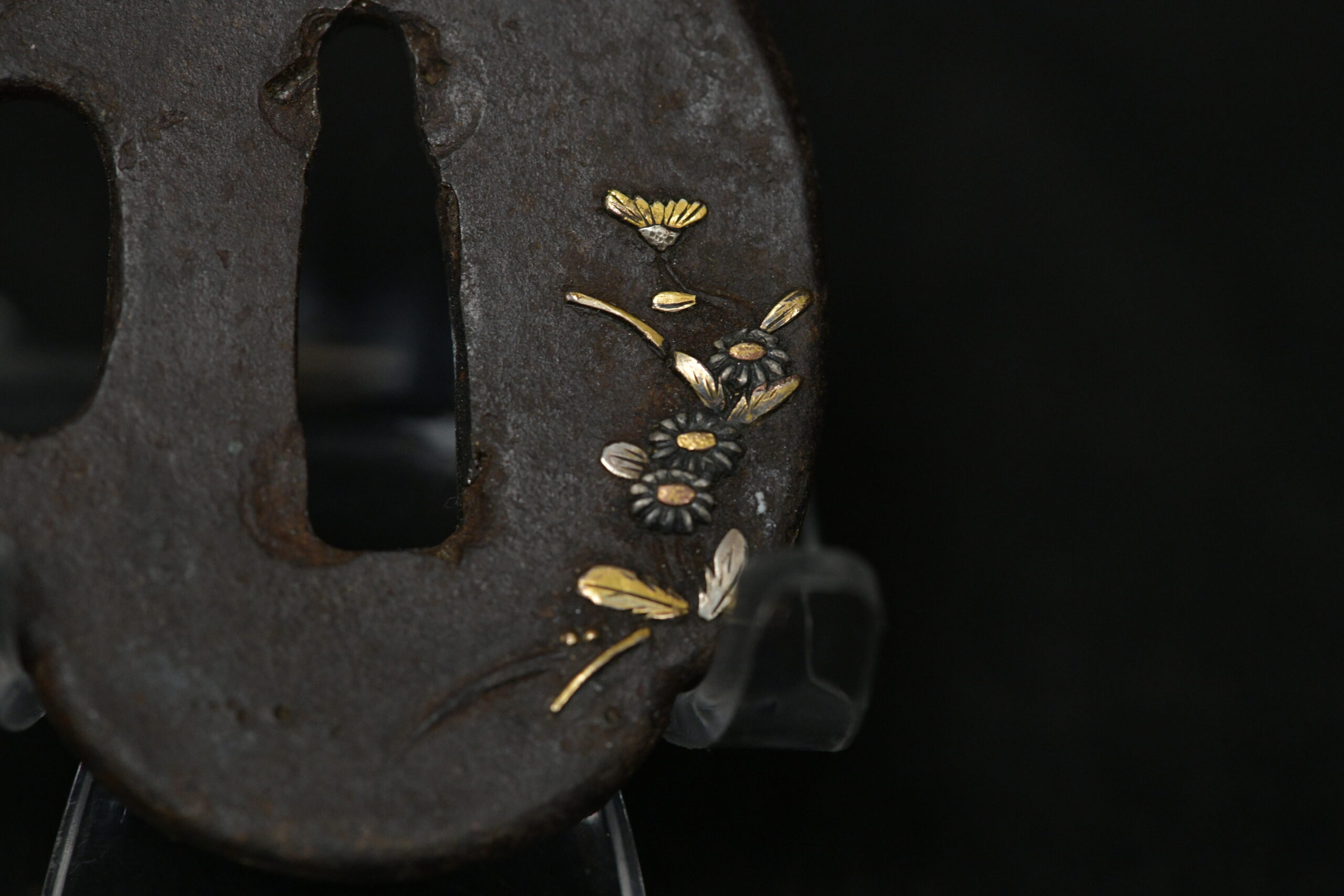 Mokko Iron Flowers tsuba