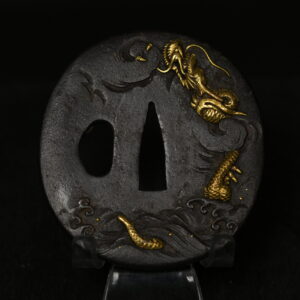 Marugata Iron ryu tsuba