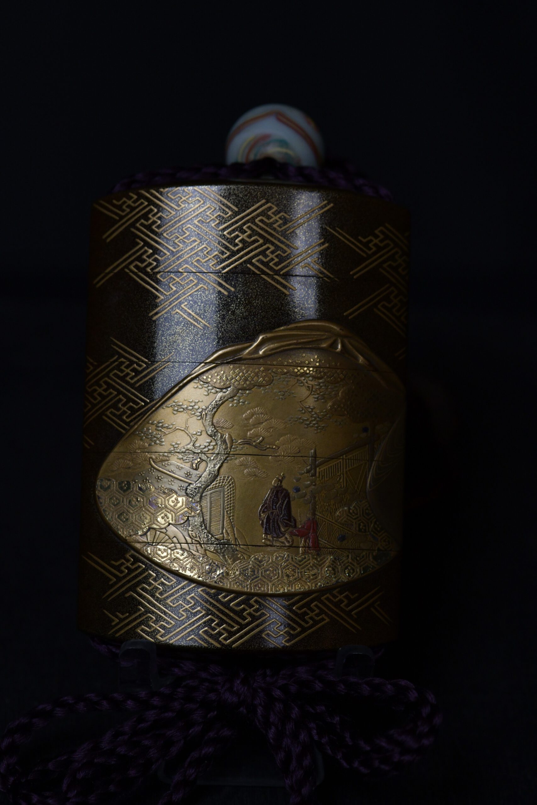 Inro makie shibayama kinoko
