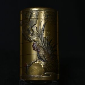 Inro Rooster and hen