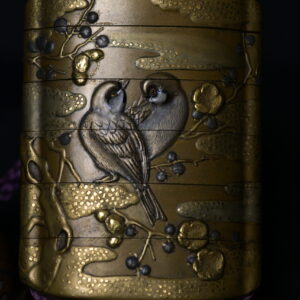 Inro makie birds