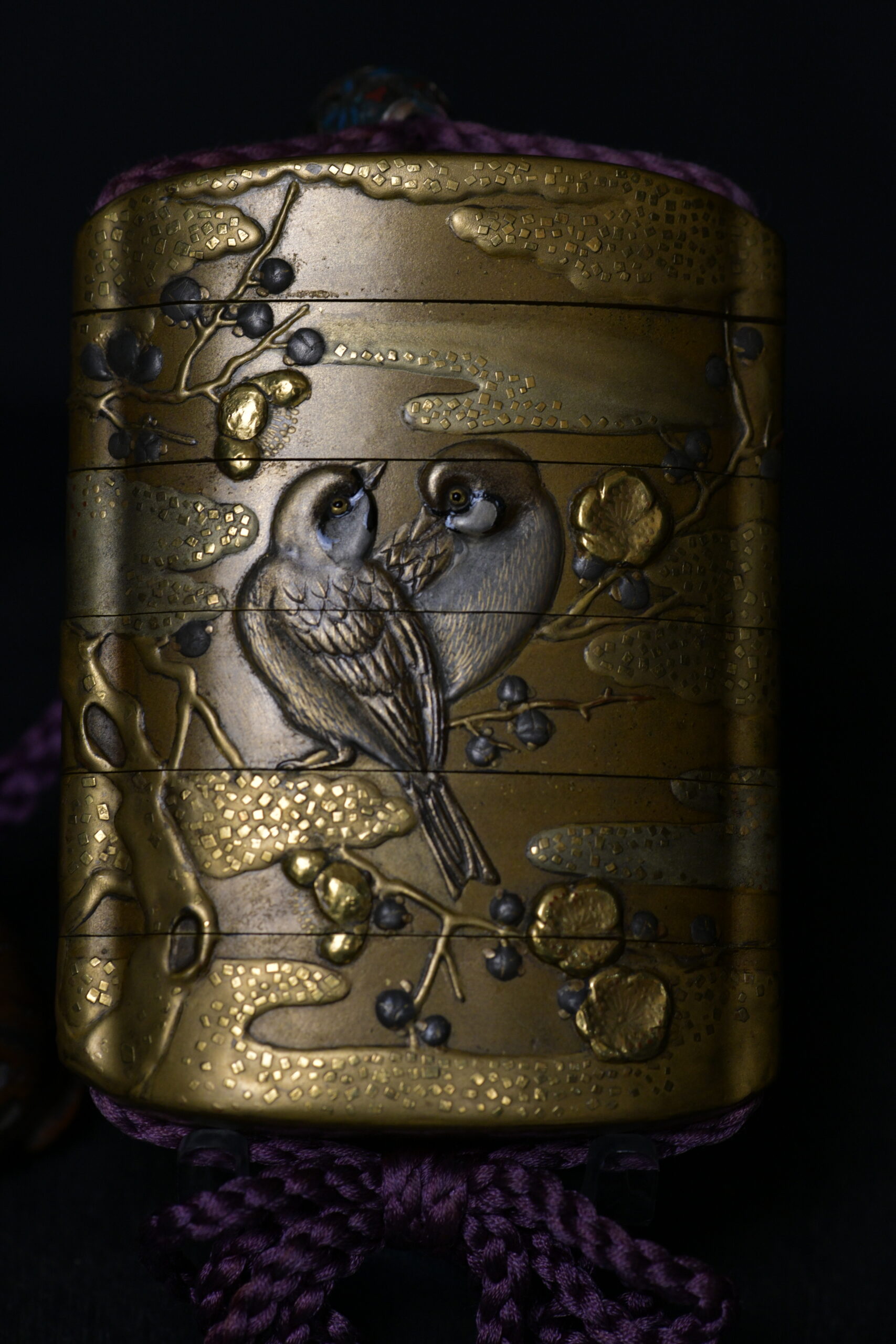 Inro makie birds