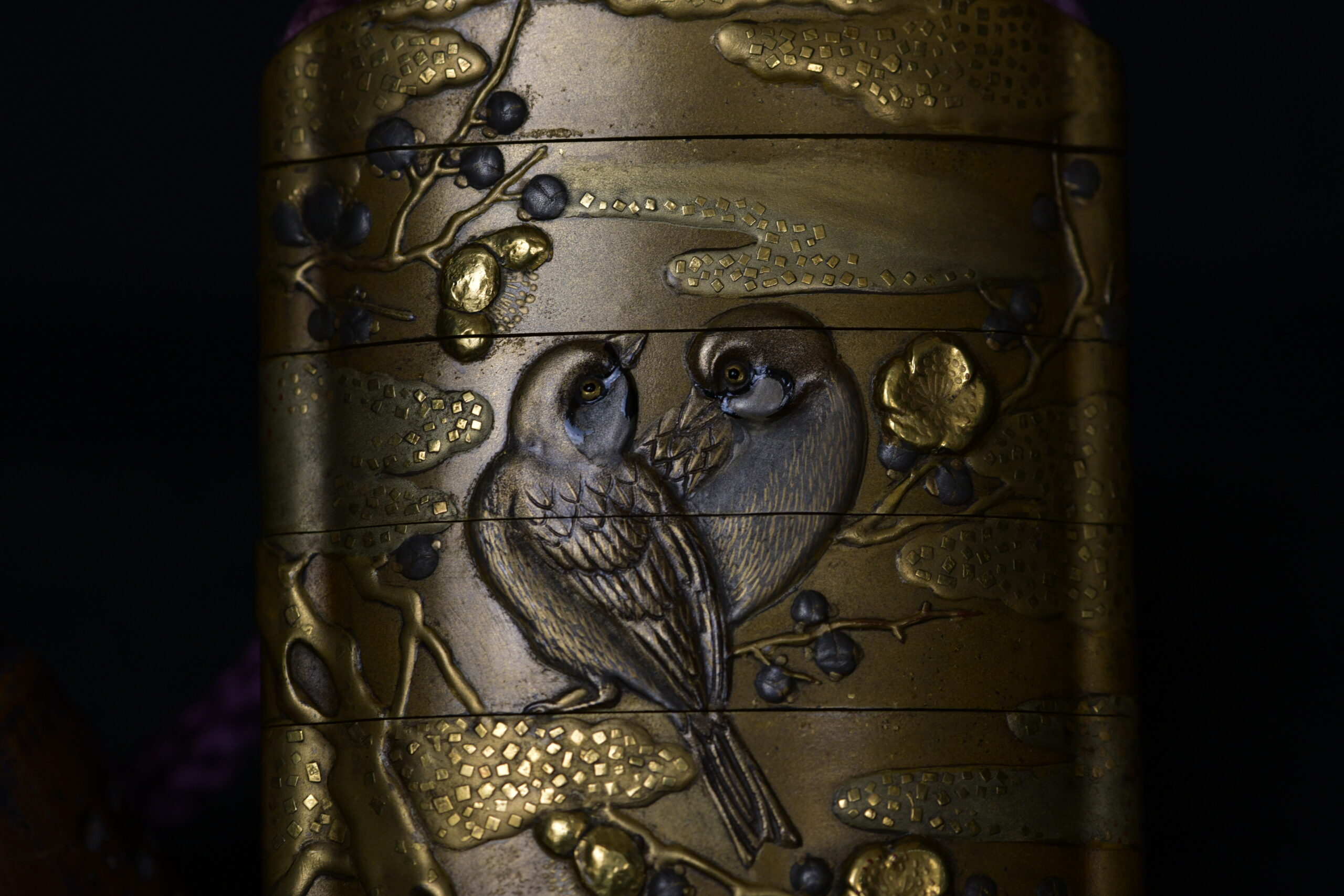 Inro makie birds