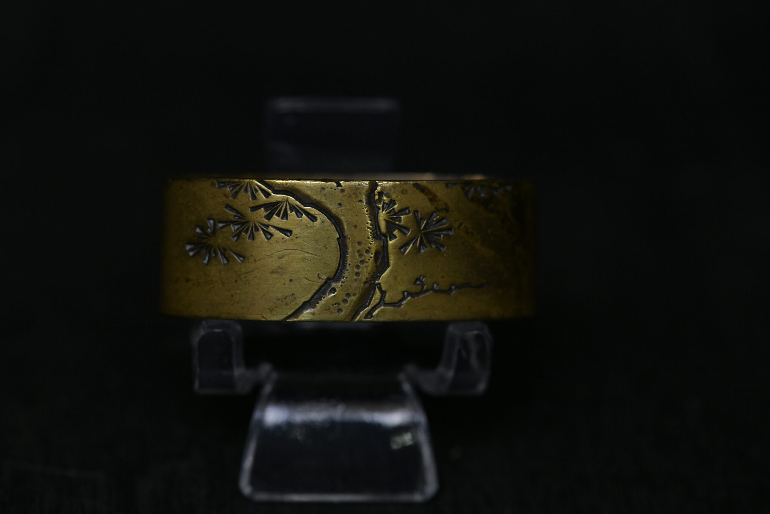 Fuchi Kashira Bronce Oni