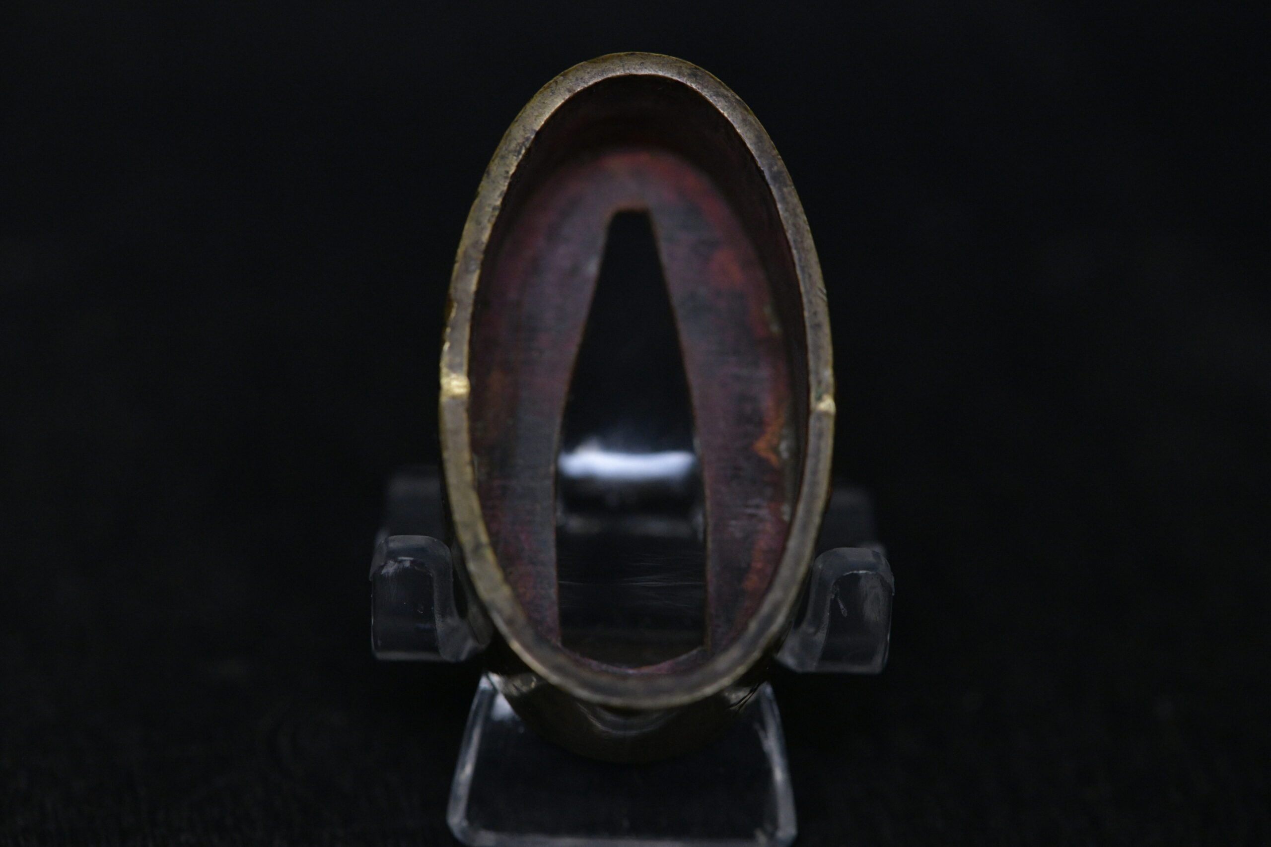 Fuchi Kashira Bronce Oni