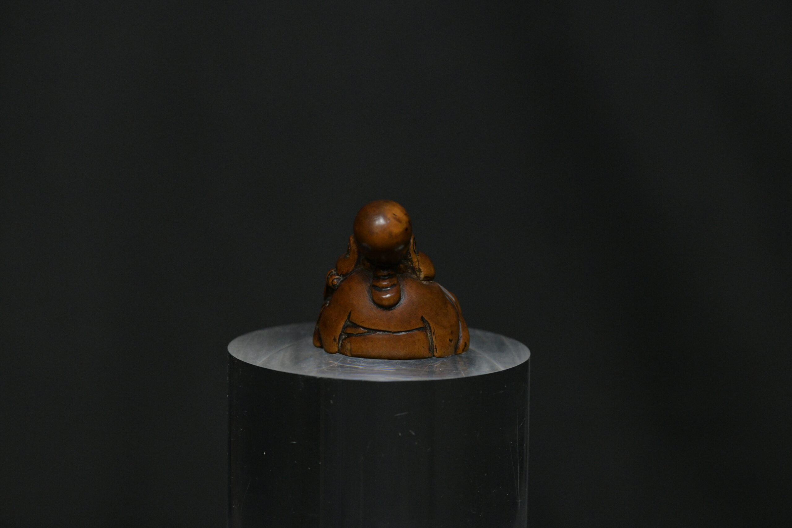 Netsuke Fukurukuju wood