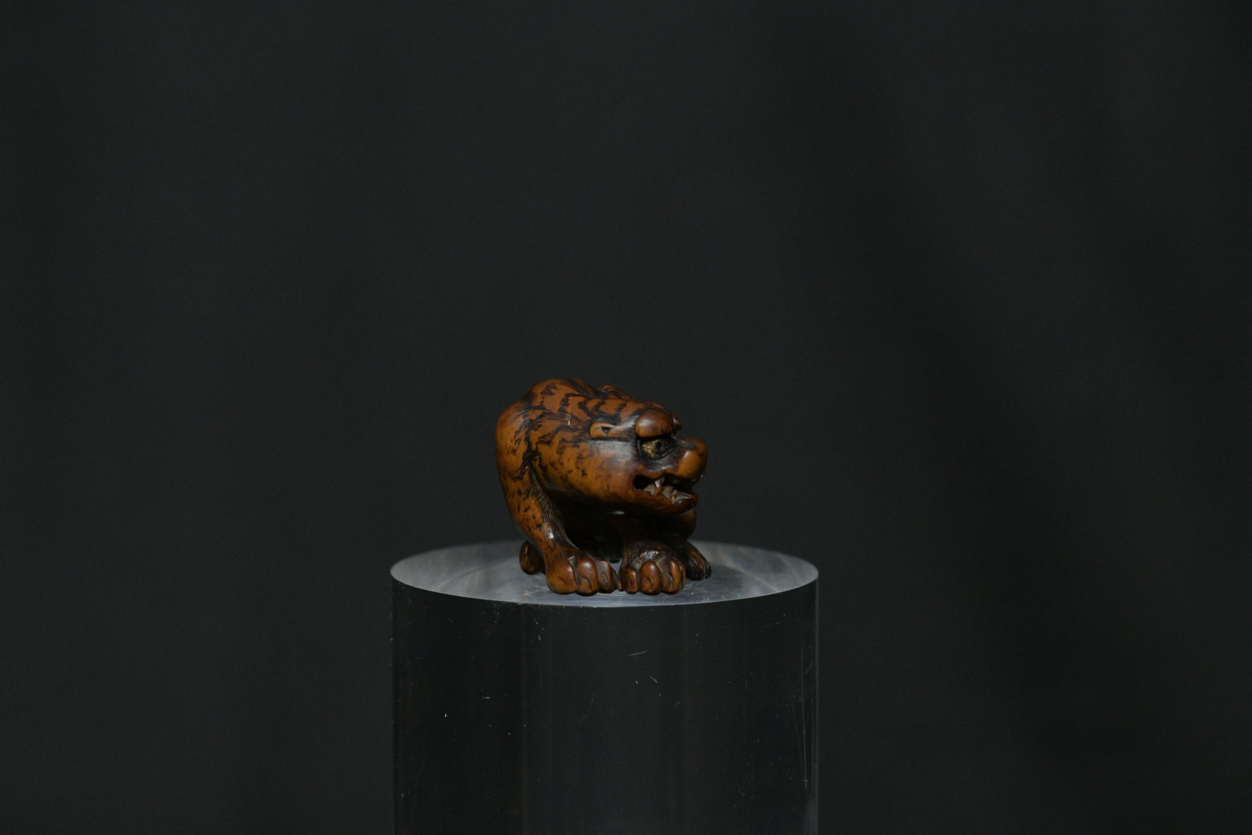 Netsuke tiger wood