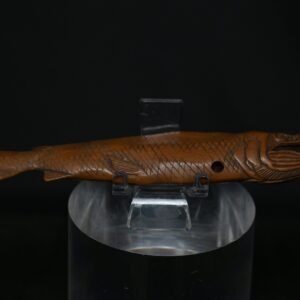 Netsuke Dried fish wood