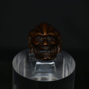 Netsuke face mask wood