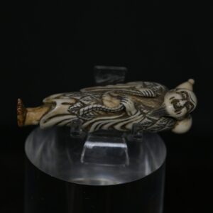 Netsuke seinnen pumpkin ivory