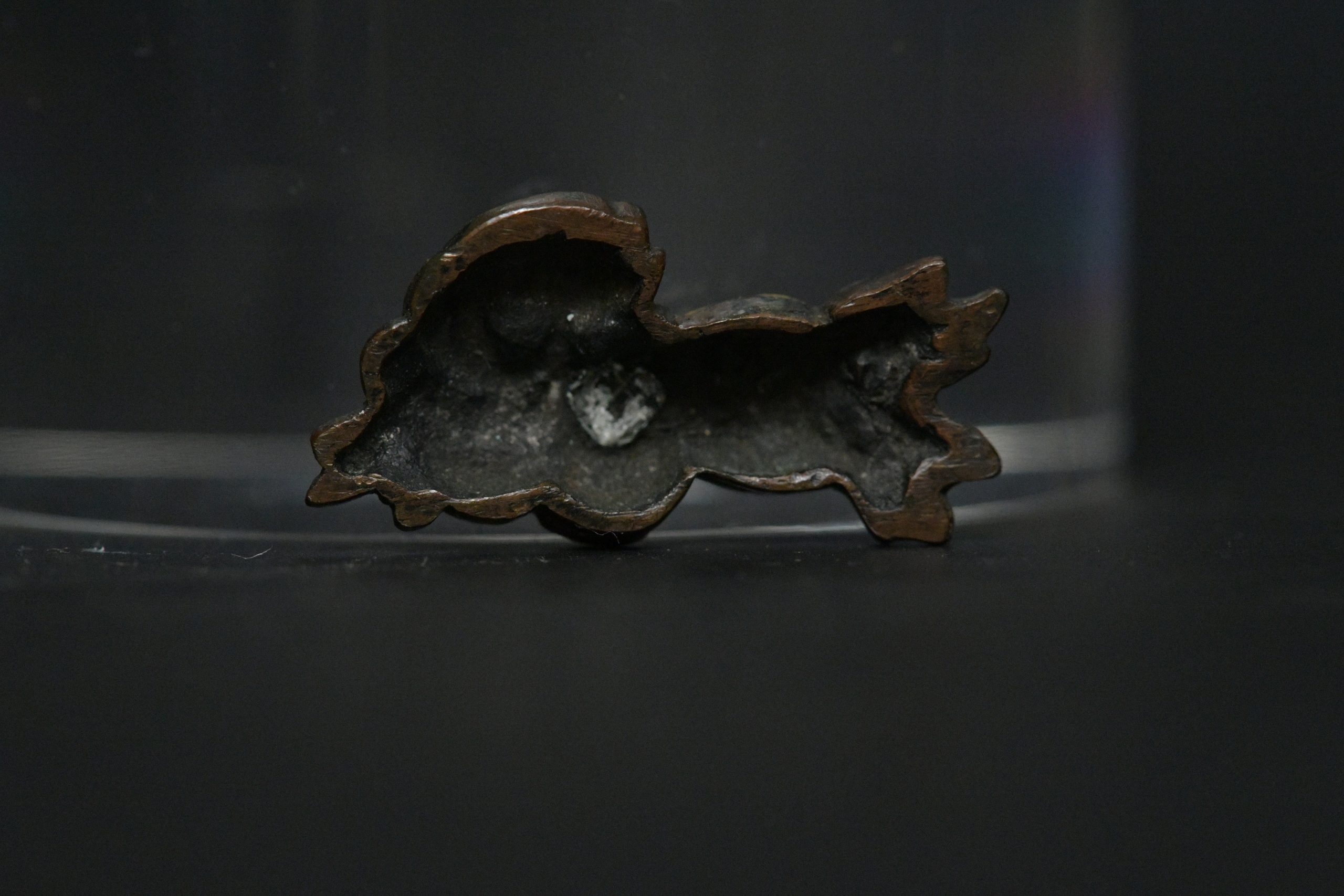 Menuki horses shakudo