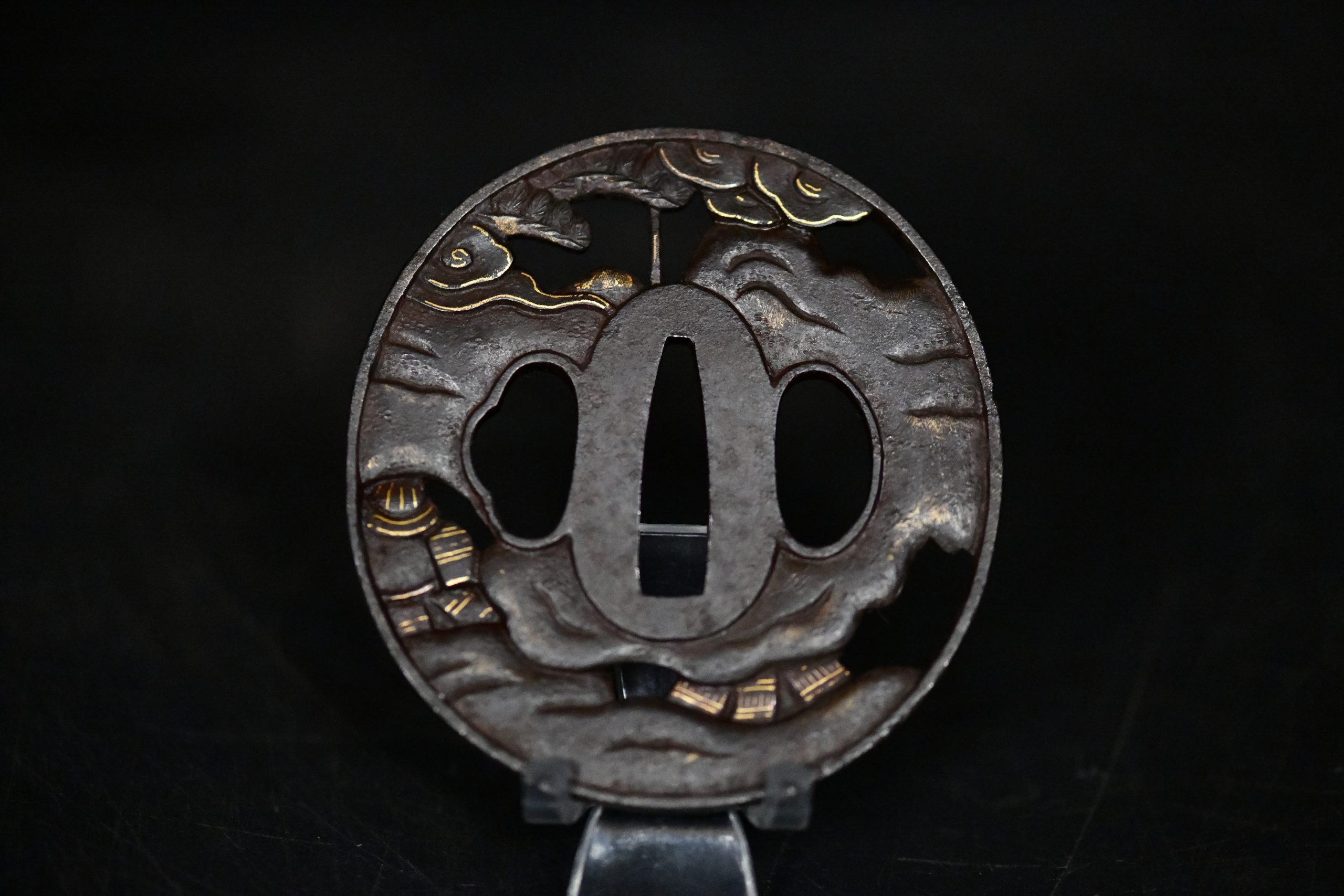 Marugata Tsuba signed Shoten School - Image 6