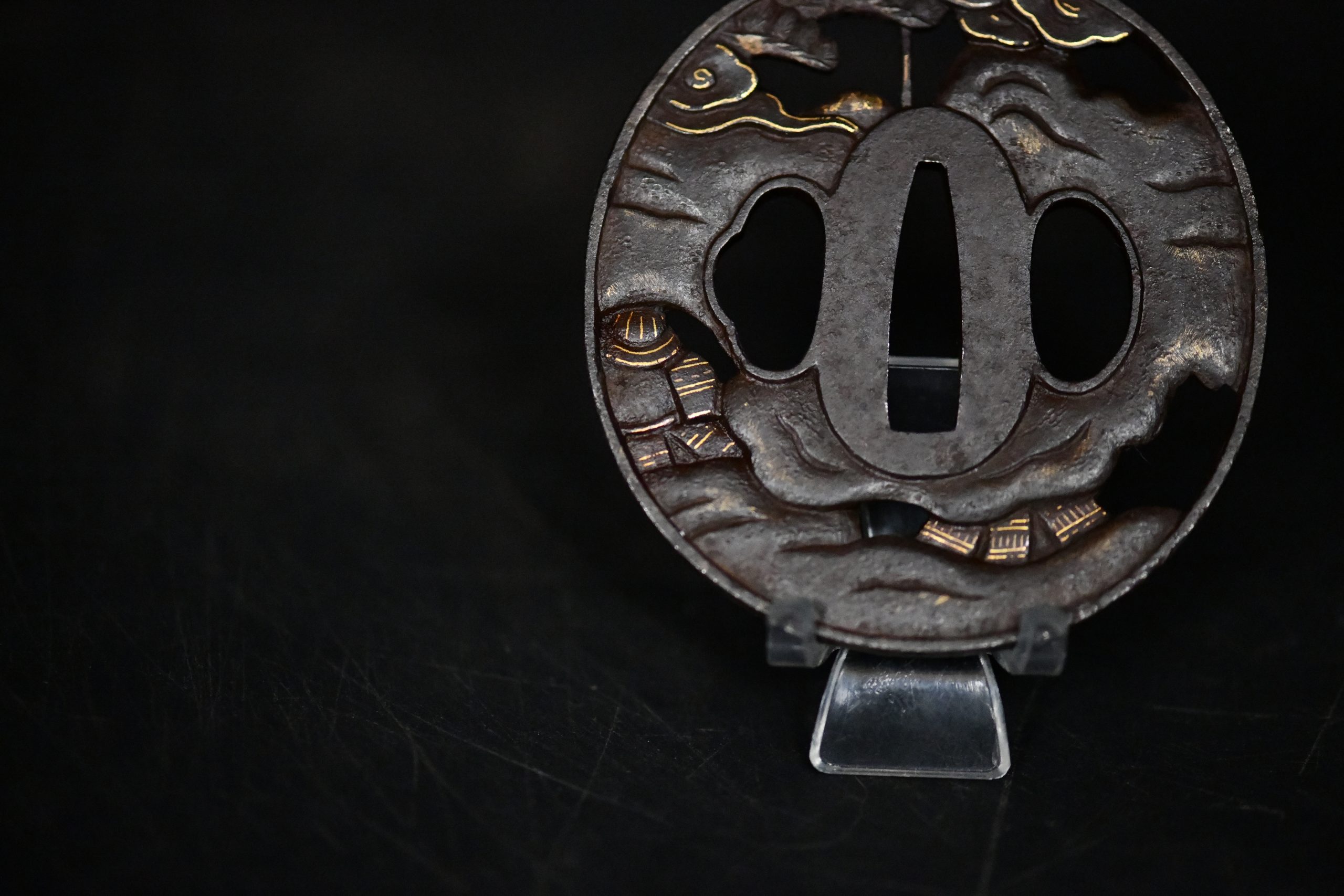 Marugata Tsuba signed Shoten School - Image 5