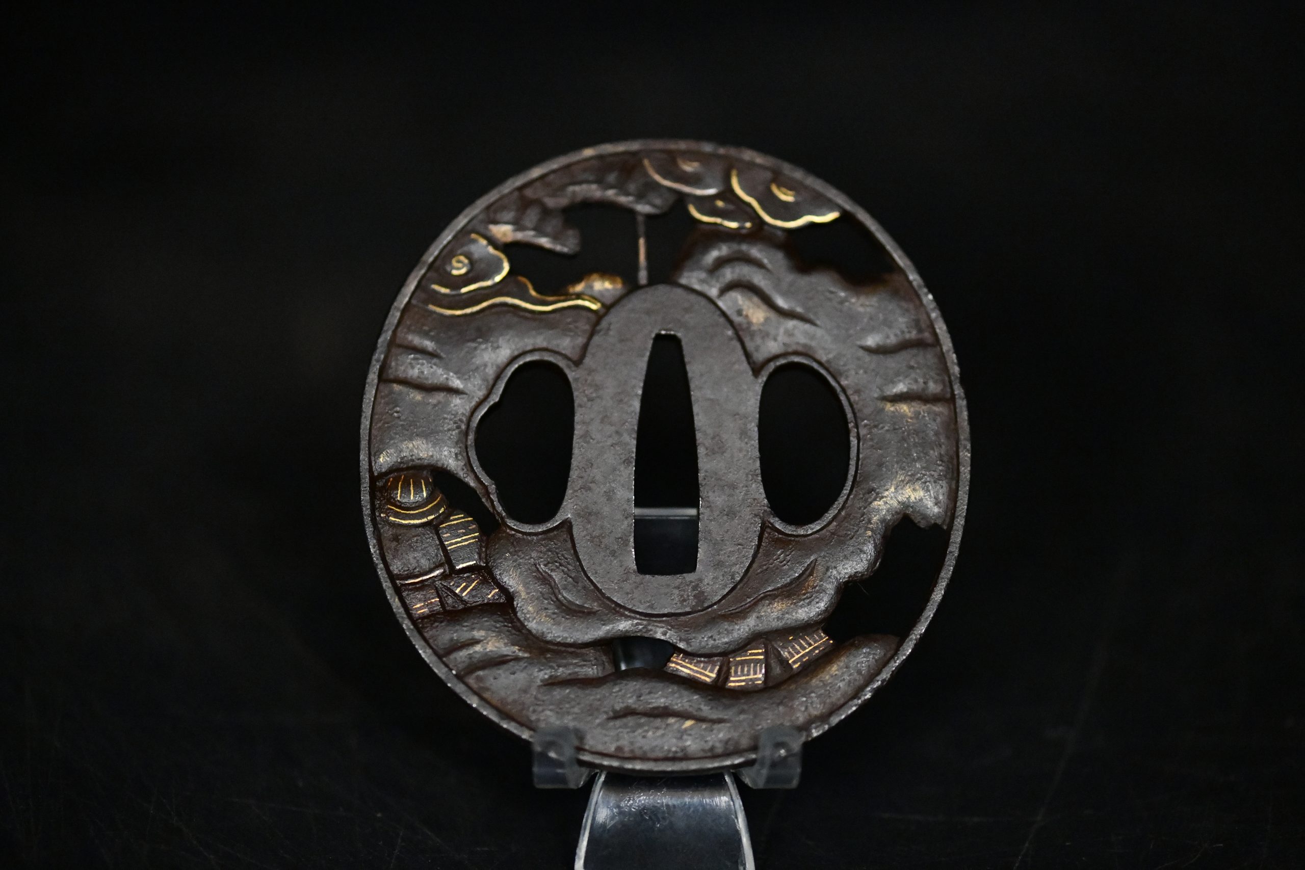 Marugata Tsuba signed Shoten School - Image 3