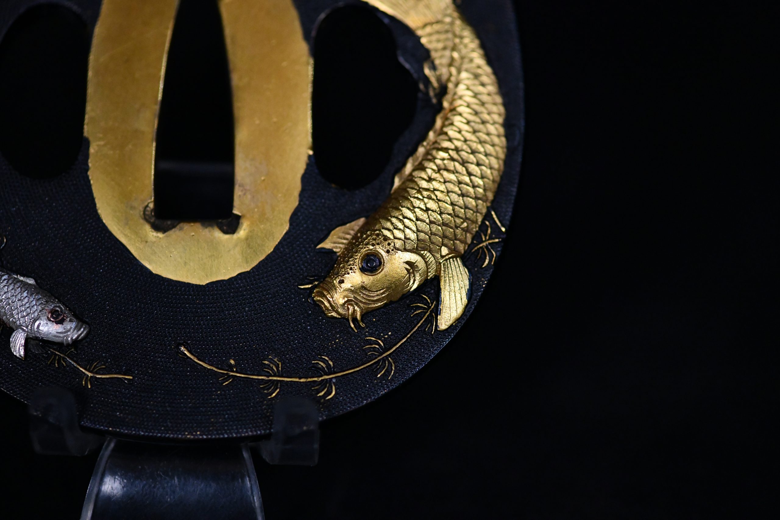Tsuba koi Meiji period