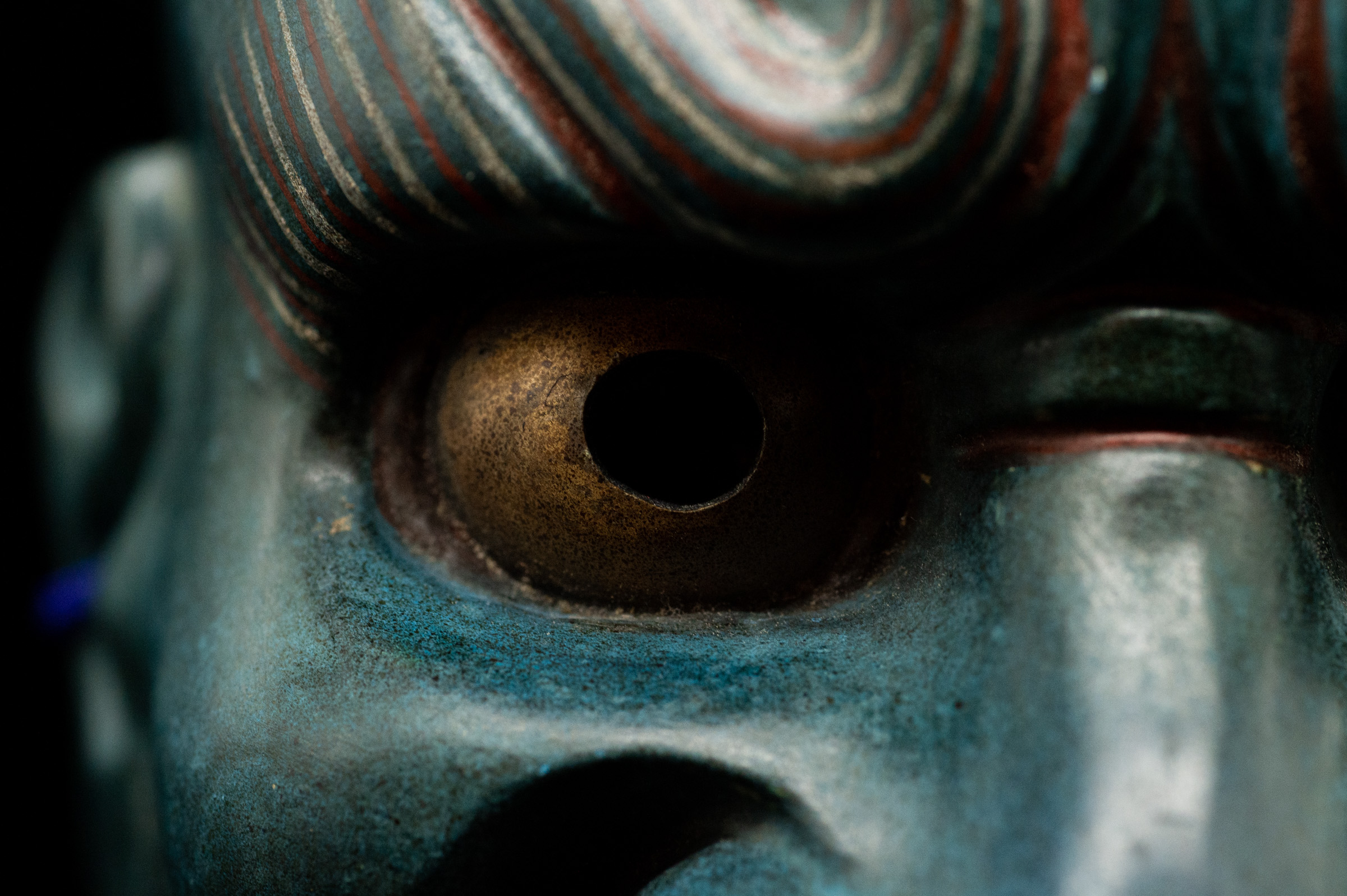 Noh mask ikazuchi