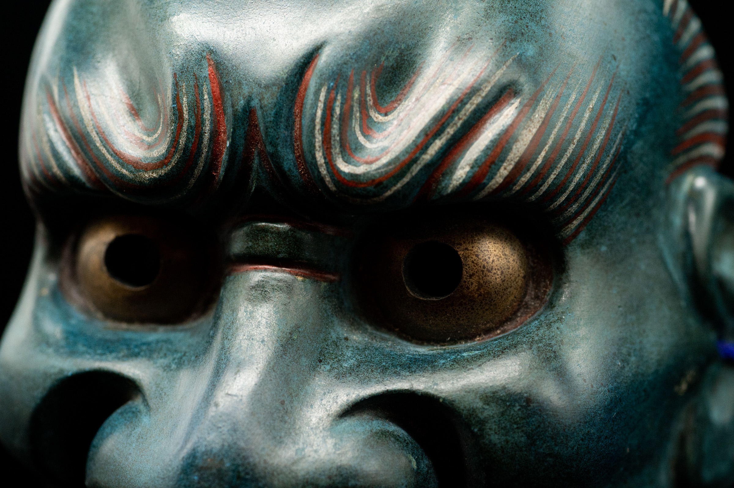 Noh mask ikazuchi