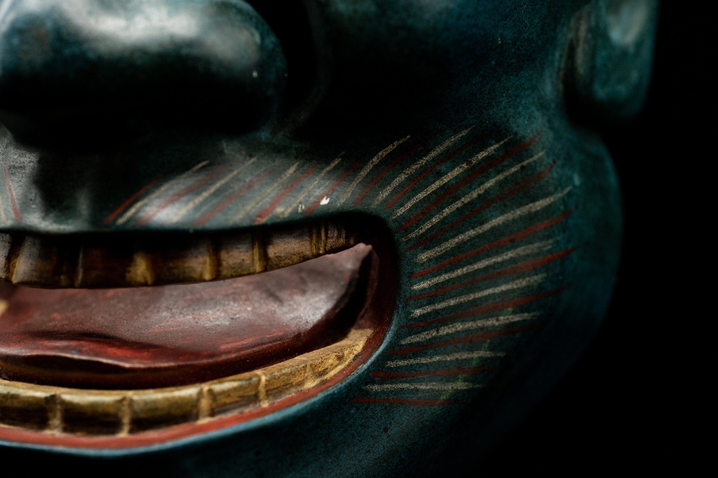 Noh mask ikazuchi