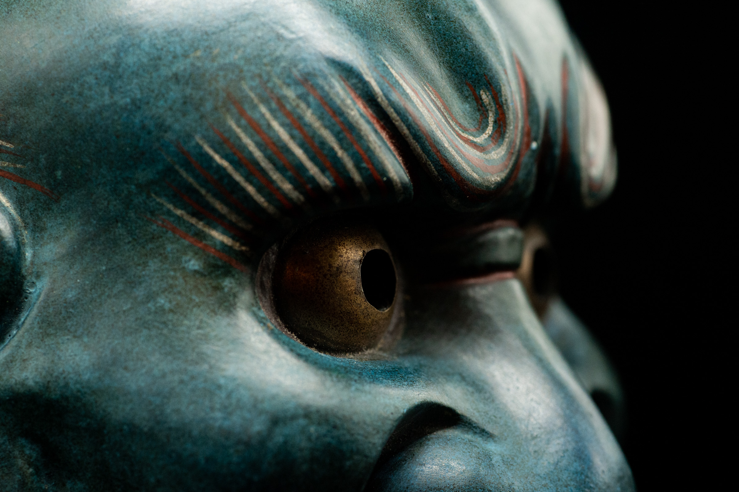 Noh mask ikazuchi
