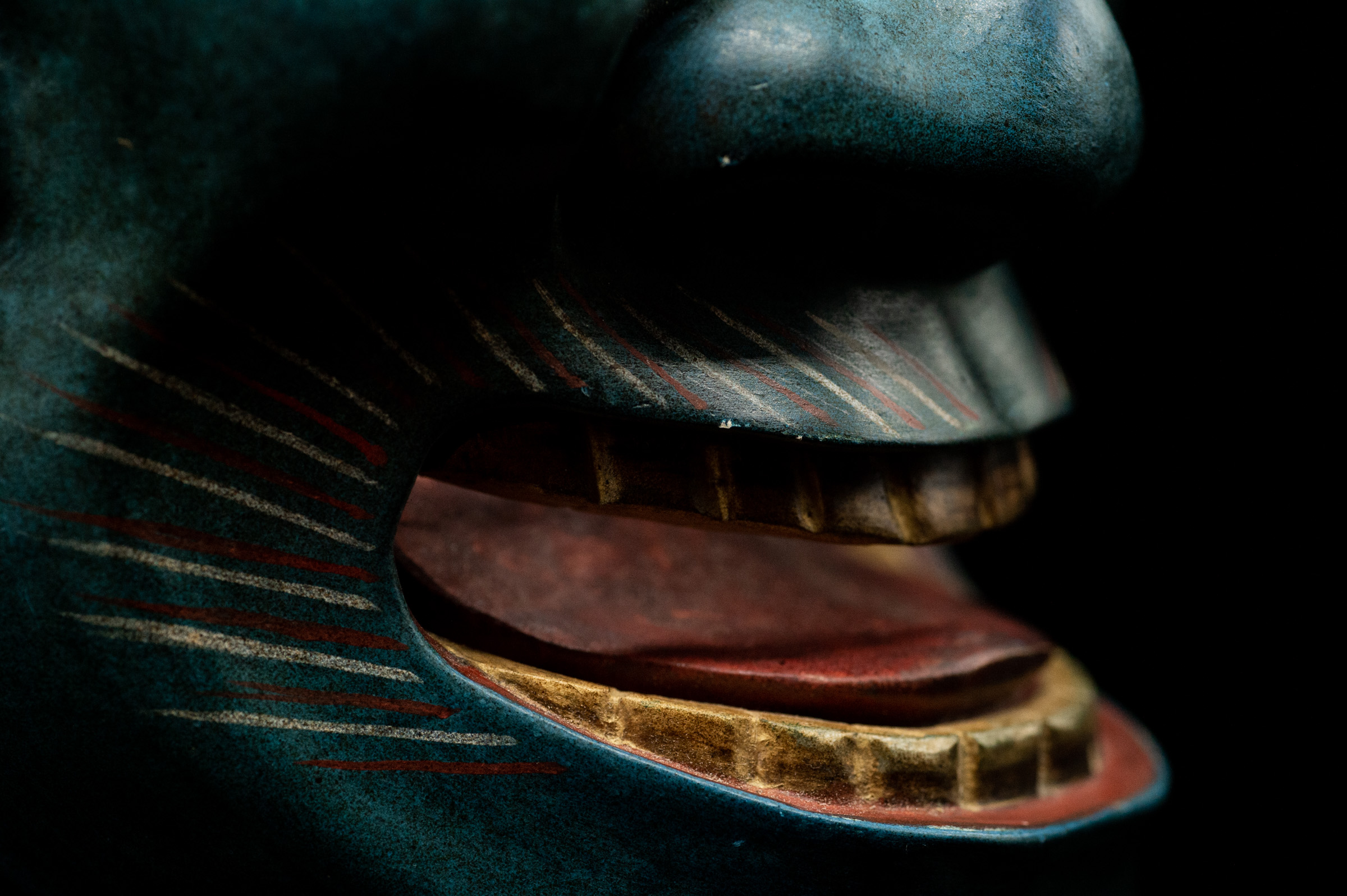 Noh mask ikazuchi