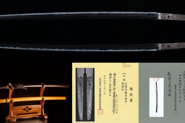 Nihonto Katana “Fujiwara Kanenaka” with NBTHK certificate x2