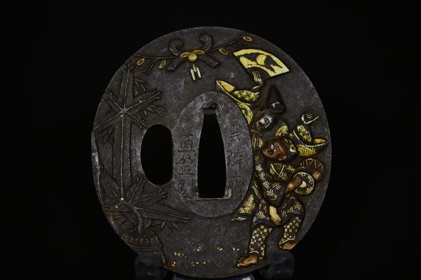 Marugata iron tsuba new year NBTHK hozon
