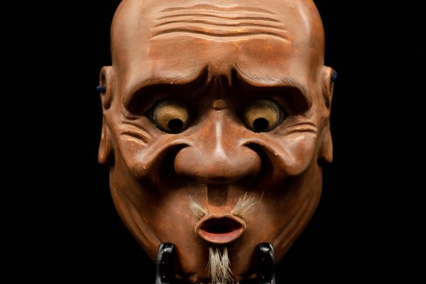 Noh mask usobuki